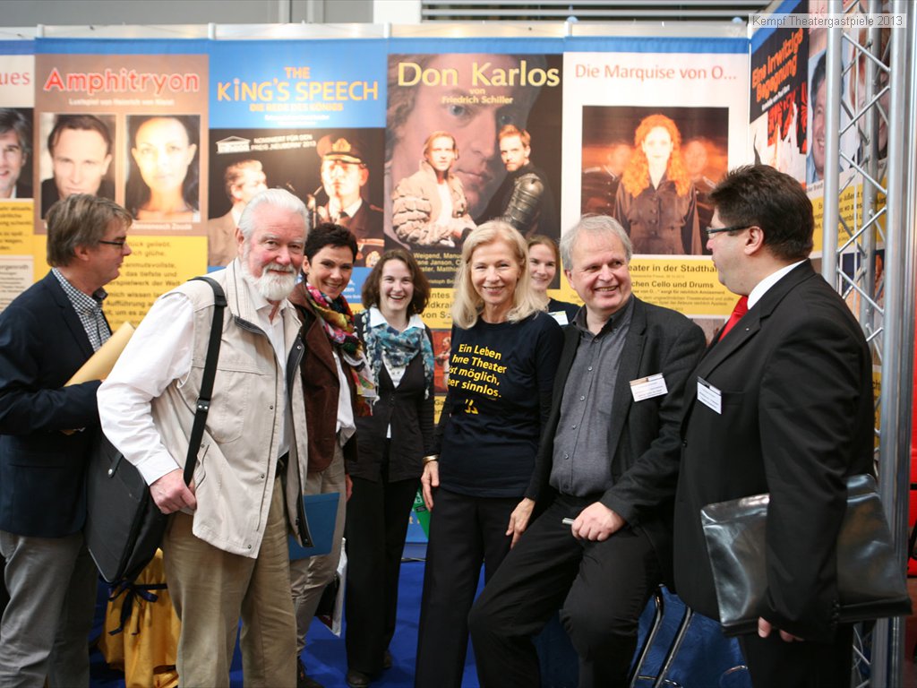 Am Messestand