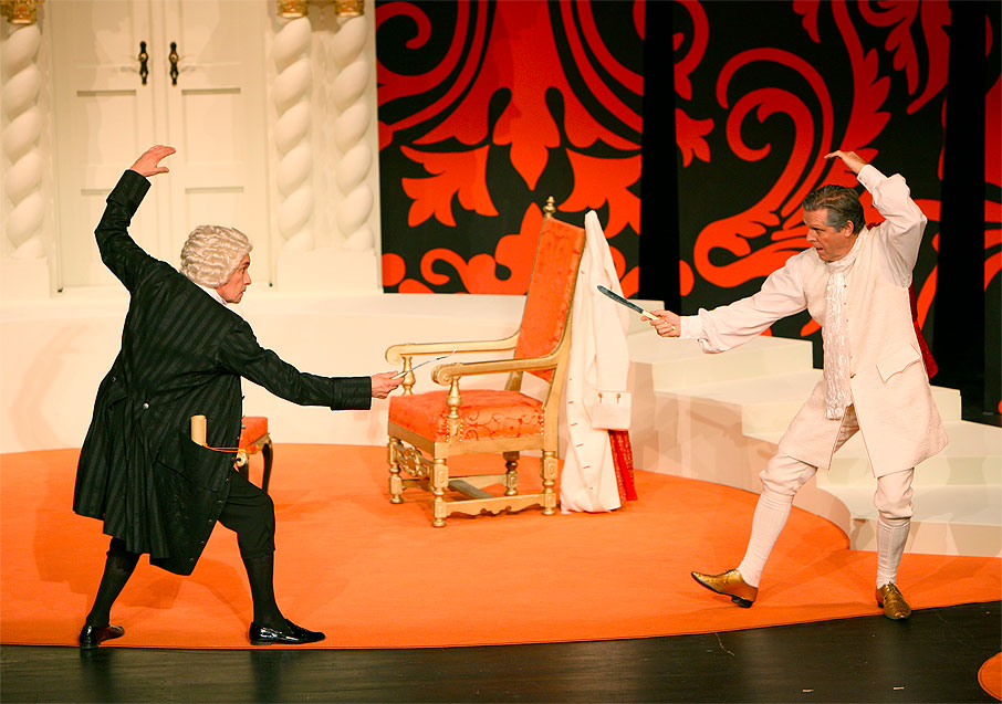 Walter Renneisen und Sigmar Solbach als Bach und Händel © Theatergastspiele Kempf GmbH